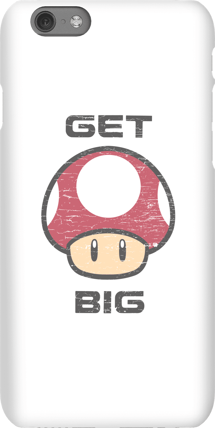 Nintendo Super Mario Get Big Mushroom Phone Case - iPhone 6S - Snap Case - Matte