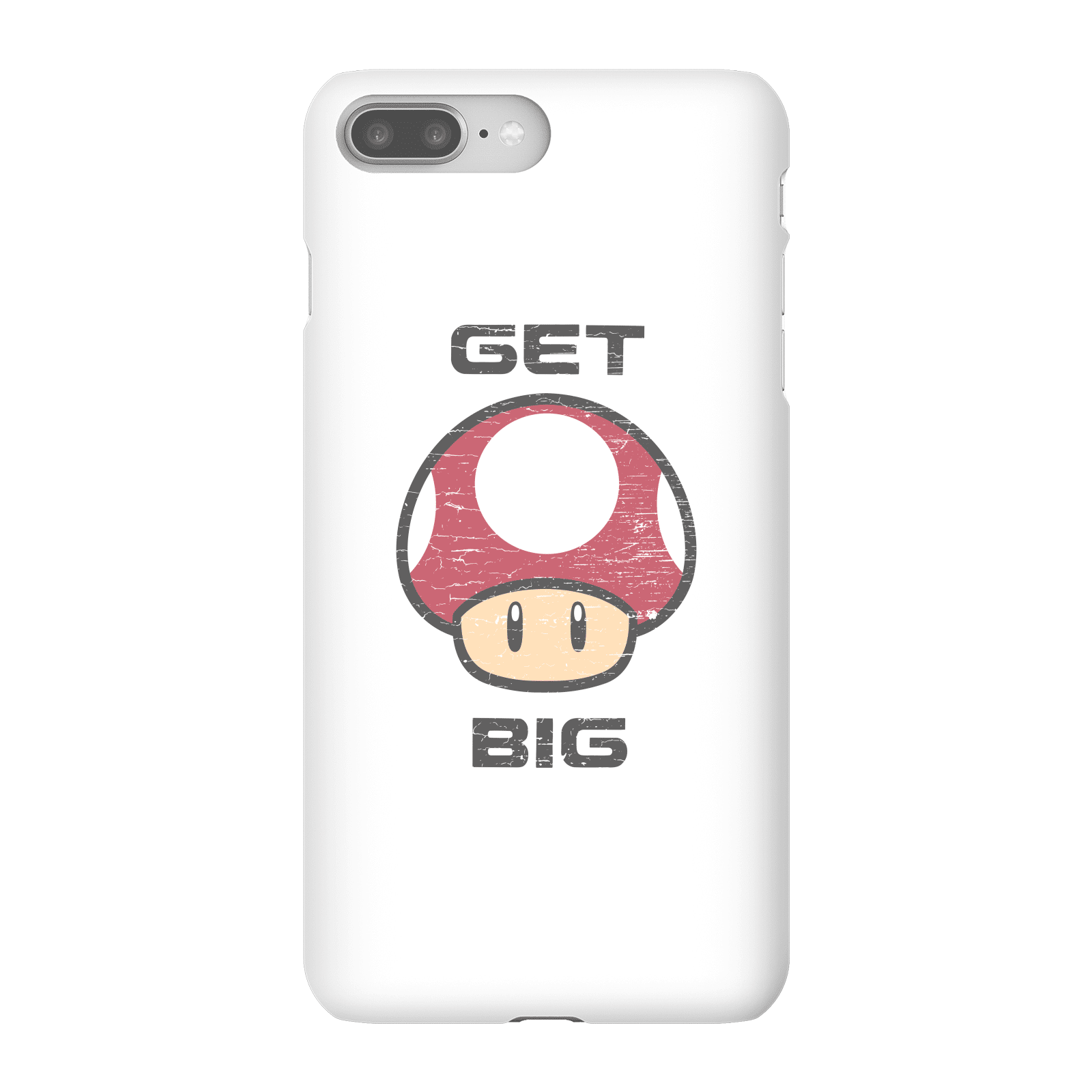 Nintendo Super Mario Get Big Mushroom Phone Case - iPhone 8 Plus - Snap Case - Matte