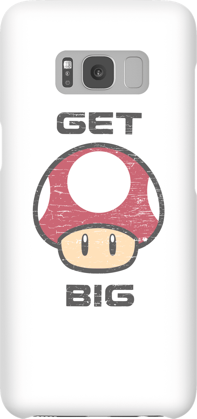 Nintendo Super Mario Get Big Mushroom Phone Case - Samsung S8 - Snap Case - Matte