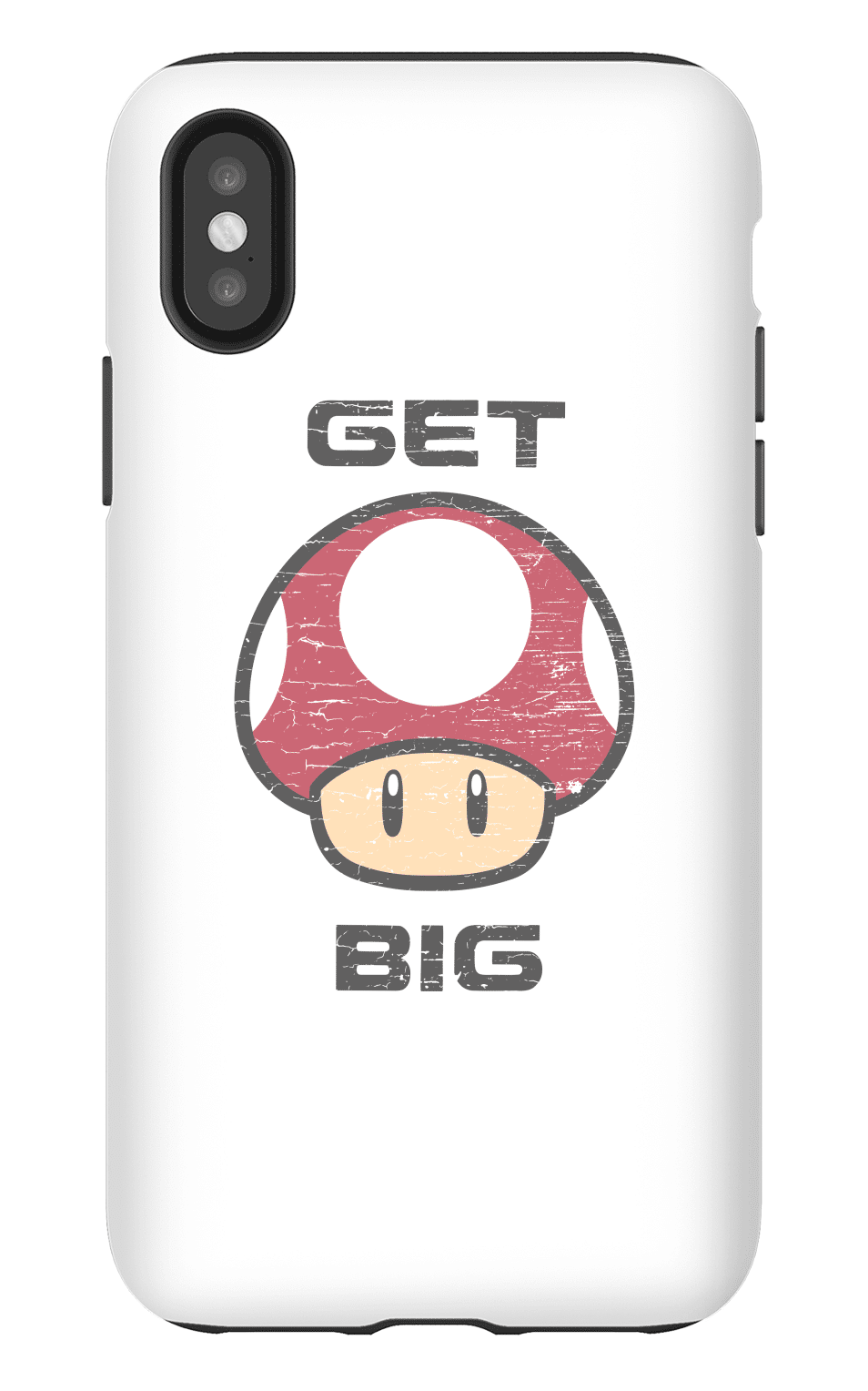 Nintendo Super Mario Get Big Mushroom Phone Case - iPhone X - Tough Case - Matte