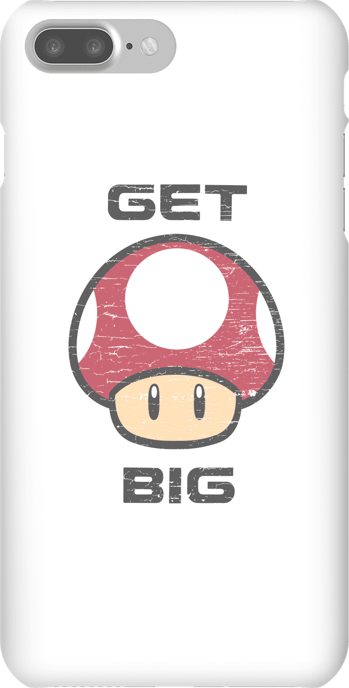 Nintendo Super Mario Get Big Mushroom Phone Case - iPhone 7 Plus - Snap Case - Gloss