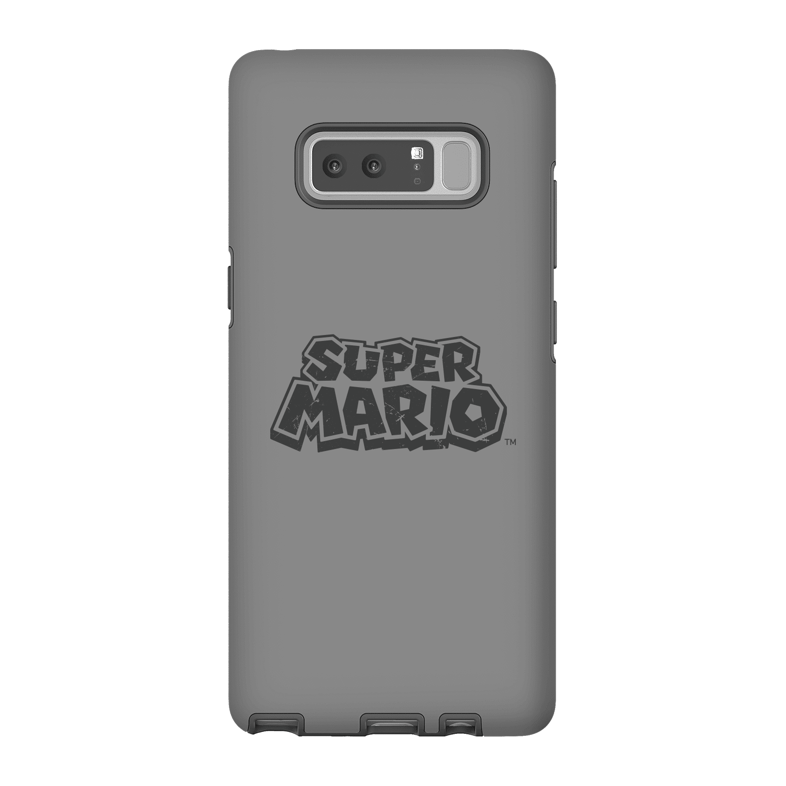 Nintendo Super Mario Distressed Logo Phone Case - Samsung Note 8 - Tough Case - Matte