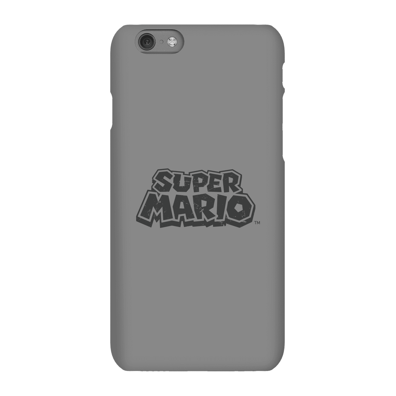 Nintendo Super Mario Distressed Logo Phone Case - iPhone 6S - Snap Case - Gloss