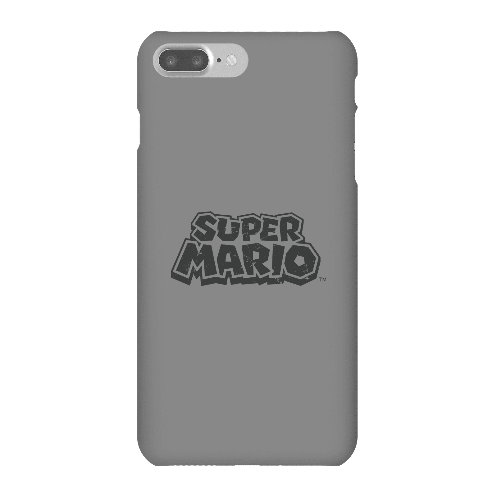 Nintendo Super Mario Distressed Logo Phone Case - iPhone 7 Plus - Snap Case - Gloss