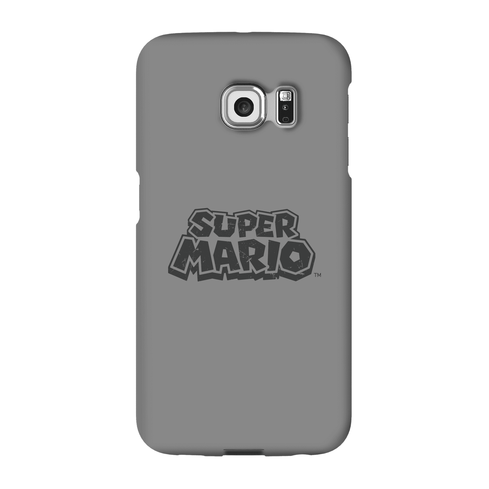 Nintendo Super Mario Distressed Logo Phone Case - Samsung S6 Edge Plus - Snap Case - Gloss