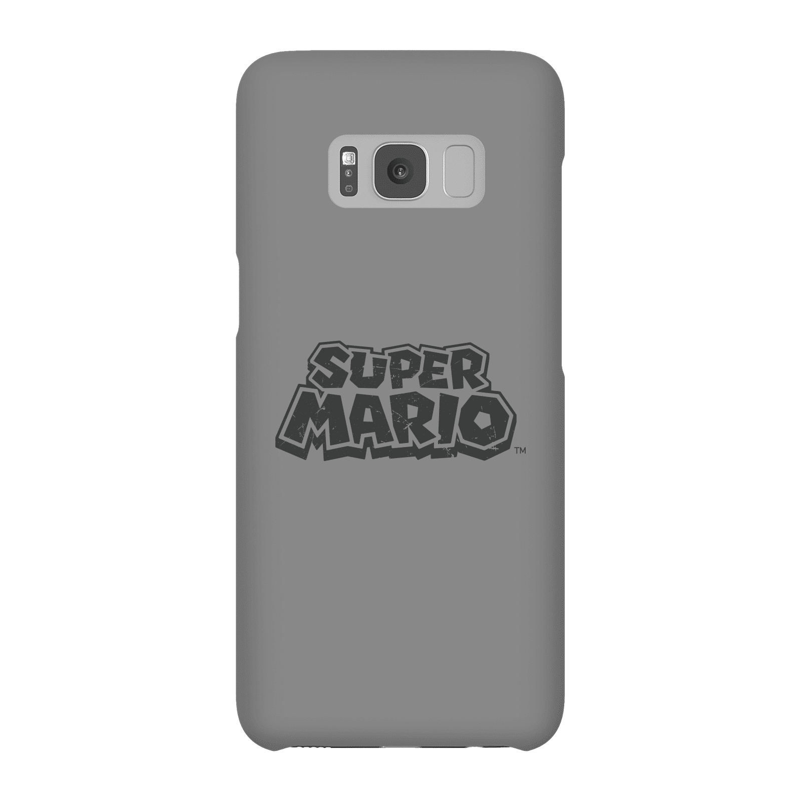 Nintendo Super Mario Distressed Logo Phone Case - Samsung S8 - Snap Case - Gloss