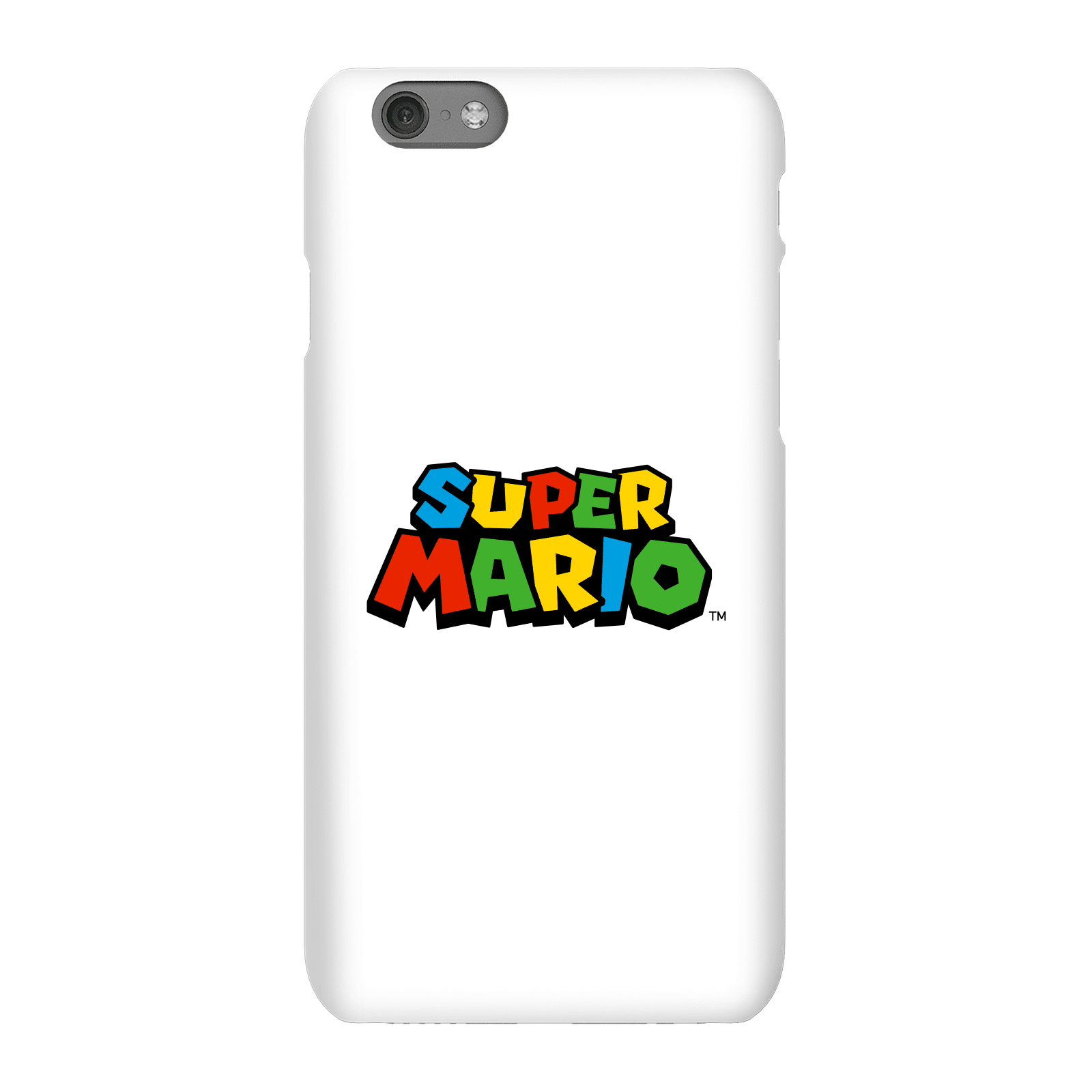 Nintendo Super Mario Colour Logo Phone Case - iPhone 6S - Snap Case - Matte