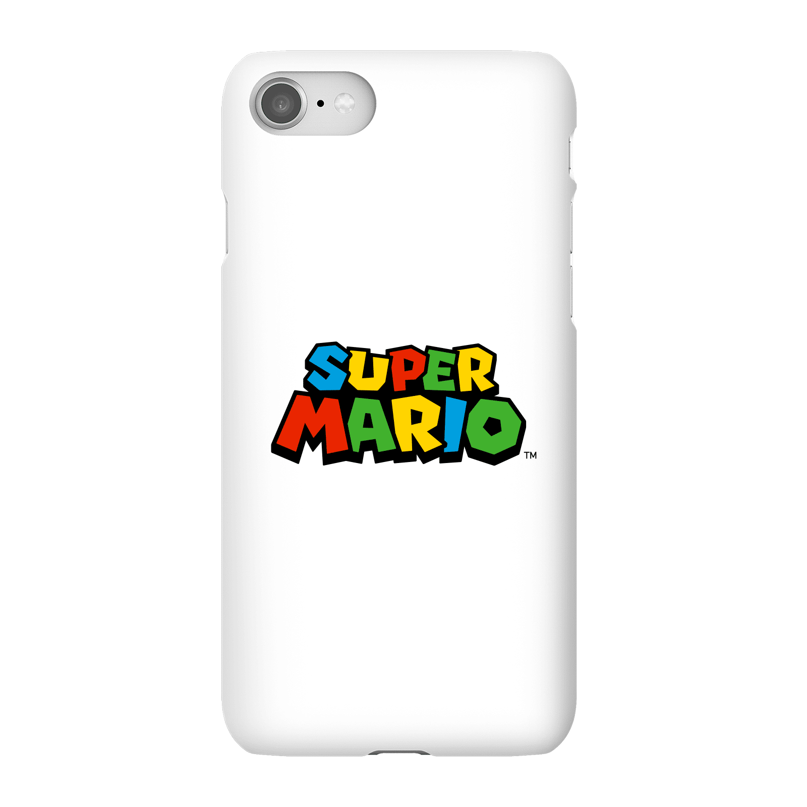 Nintendo Super Mario Colour Logo Phone Case - iPhone 8 - Snap Case - Matte