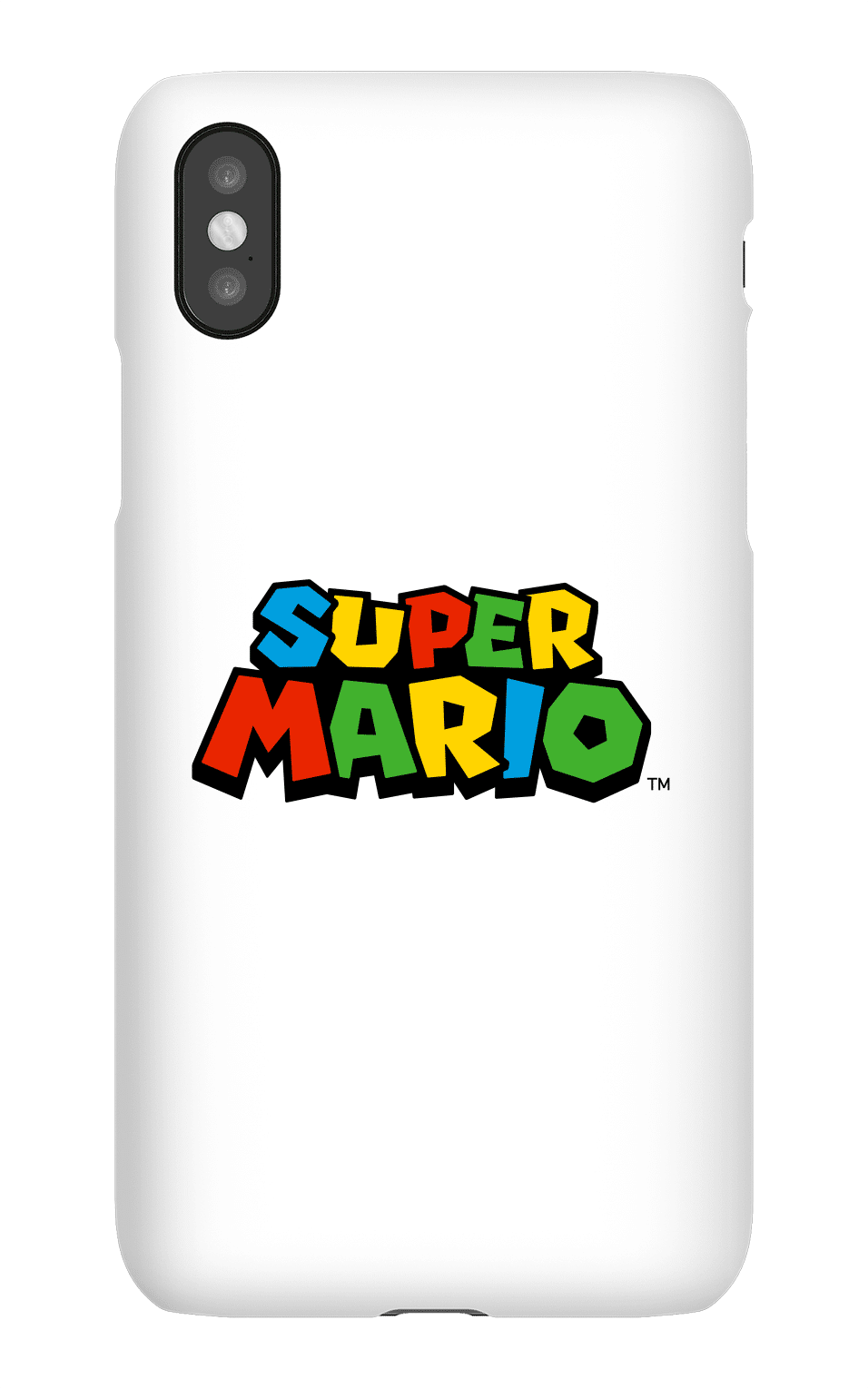 Nintendo Super Mario Colour Logo Phone Case - iPhone X - Snap Case - Matte