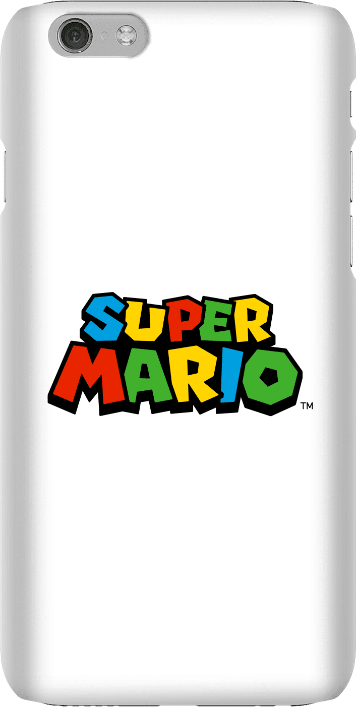 Nintendo Super Mario Colour Logo Phone Case - iPhone 6 - Snap Case - Gloss