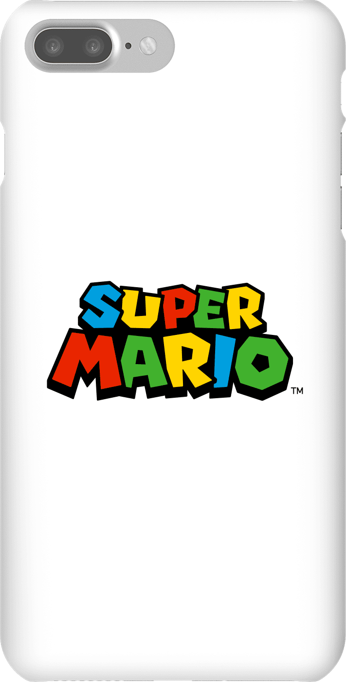 Nintendo Super Mario Colour Logo Phone Case - iPhone 7 Plus - Snap Case - Gloss