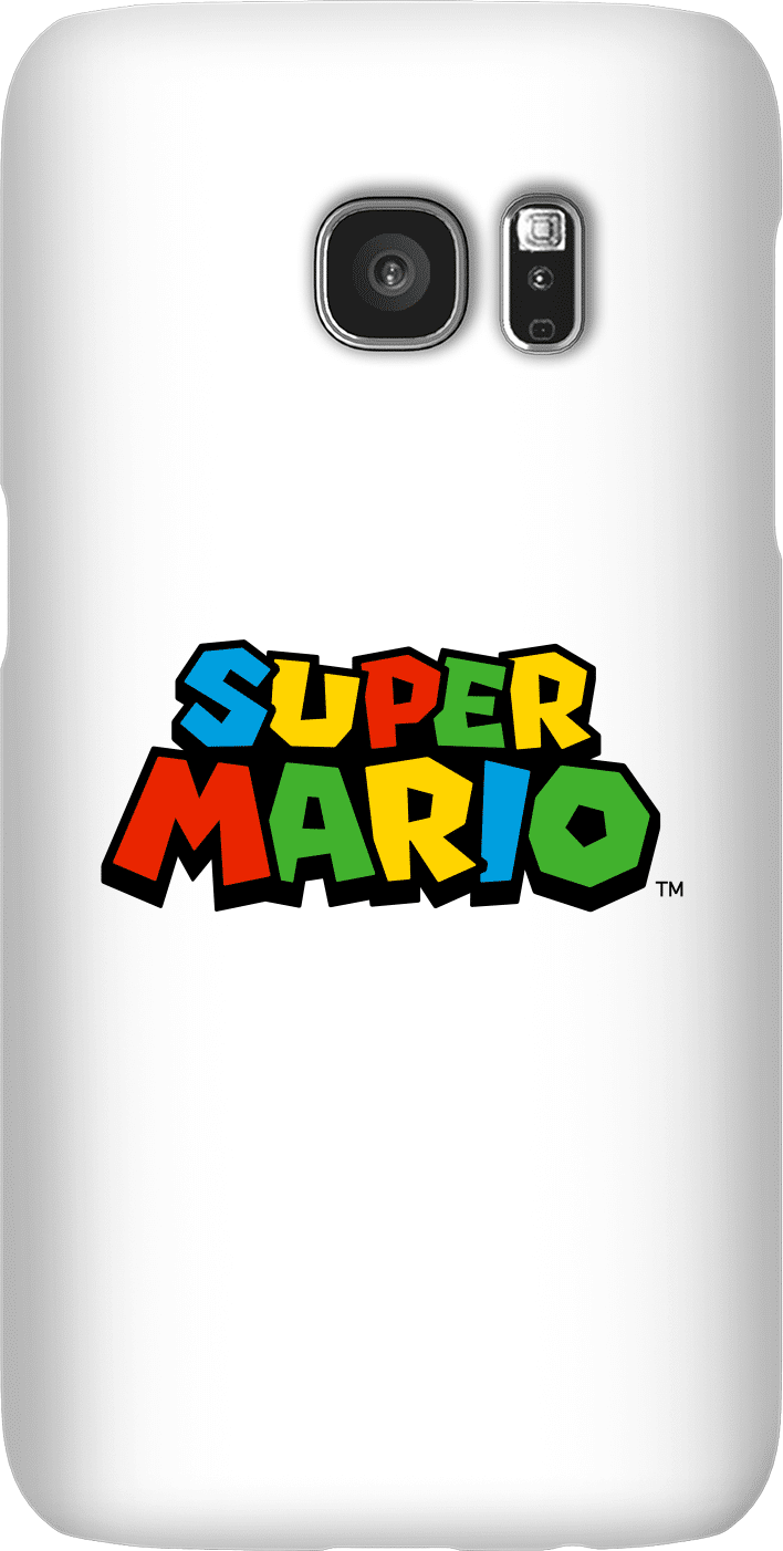 Nintendo Super Mario Colour Logo Phone Case - Samsung S7 - Snap Case - Gloss