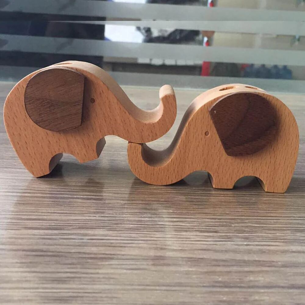 Mounteen Multi-Use Elephant Pencil & Cell Phone Holder