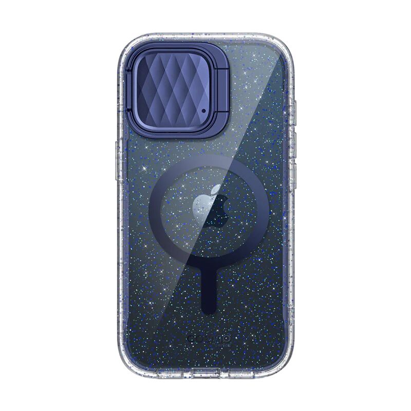 i-Blason iPhone 15 Pro Max Cosmo Mag Case - Glitter Blue