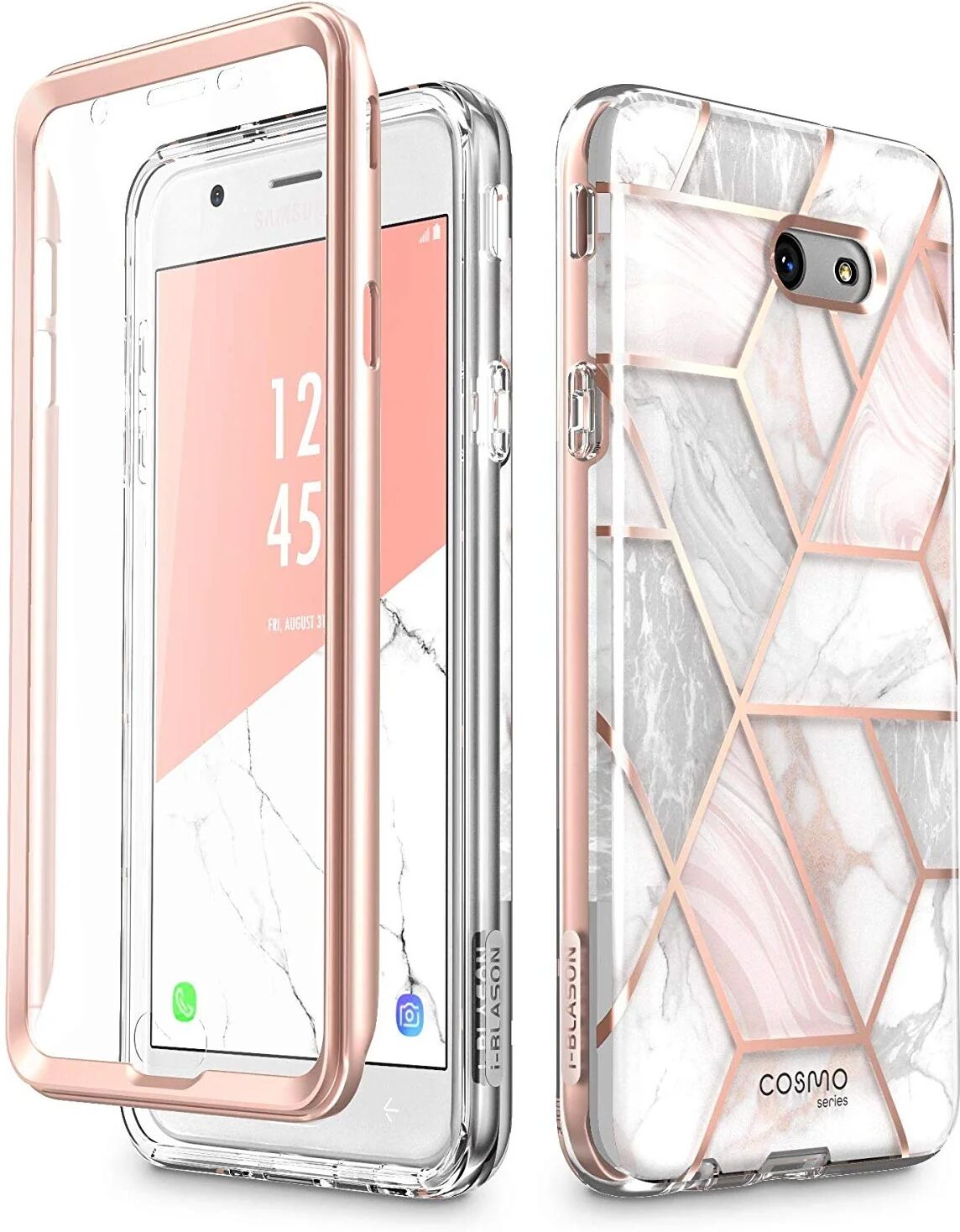 i-Blason Galaxy J7 (2017) Cosmo Case - Marble Pink