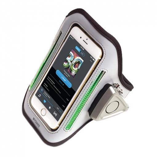 DailySale MYGUARD SPORT LED Armband & Safety Alarm with Phone Holder