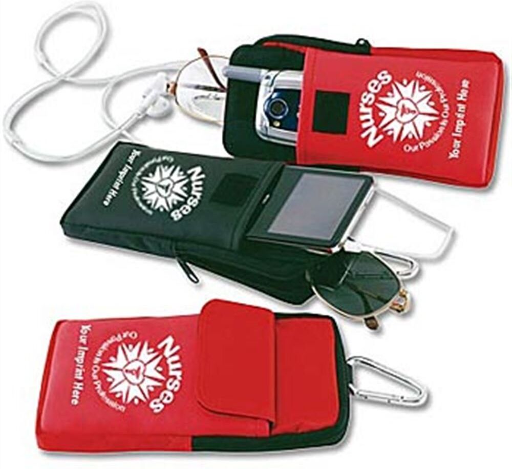 Positive Promotions 100 Cell Phone Pouches - Personalization Available