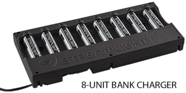 Photos - Battery Charger Streamlight 8-Unit Bank Charger - 120V/100V AC, Black, 20221 