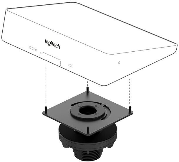 Logitech Tap Table Mount -Schwenkbare Tischhalterung mit Kabelmanagement