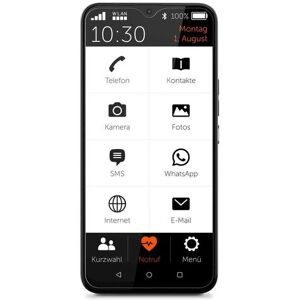 Siemens Gigaset Smartphone »GS5 Senior 64 GB«, Dunkelgrau, 15,93 cm/6,3 Zoll, 64 GB... Dunkelgrau Größe