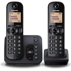 Panasonic Schnurloses DECT-Telefon »KX-TGC22«, (Mobilteile: 2) Schwarz Größe