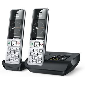 Siemens Gigaset Schnurloses DECT-Telefon »Gigaset Comfort 500 A Duo« Schwarz Größe