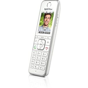 AVM FRITZ!Fon C6 DECT-Komforttelefon (hochwertiges Farbdisplay, HD-Telefonie, Internet-/Komfortdienste, Steuerung FRITZ!Box-Funktionen) weiß, deutschsprachige Version