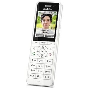 AVM FRITZ!Fon X6 White DECT-Komforttelefon (hochwertiges Farbdisplay, HD-Telefonie, Full-Duplex-Freisprechen, Steuerung FRITZ!Box-Funktionen), weiß, deutschsprachige Version