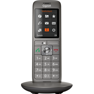 GIGASET COMMUNICATIONS GIGASET CL660HX - DECT Telefon, 1 Mobilteil mit Ladeschale, schwarz