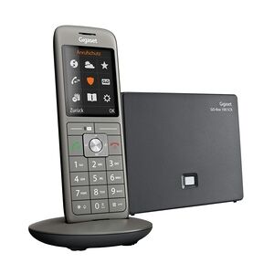 Siemens Gigaset CL690A SCB Analoges/DECT-Telefon Anrufer-Identifikation Schwarz