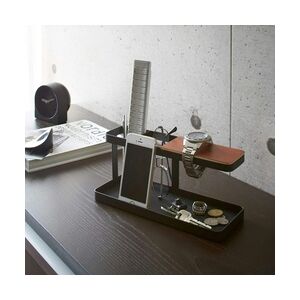 Yamazaki Desk Organizer für Handy Telefon Fernbedienung Uhren Stifte schwarz 02300