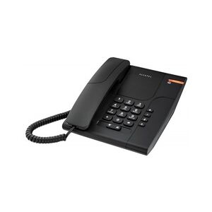 Alcatel Temporis 180 Analog / DECT Schwarz 2 Klingeltöne Wahlwiederholung Stummtaste Tone / Pulse