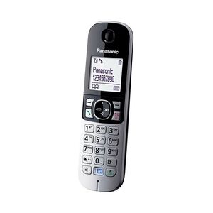 Panasonic KX-TG6811 Schnurlostelefon mit Rufnummernanzeige DECT Pearly Silver