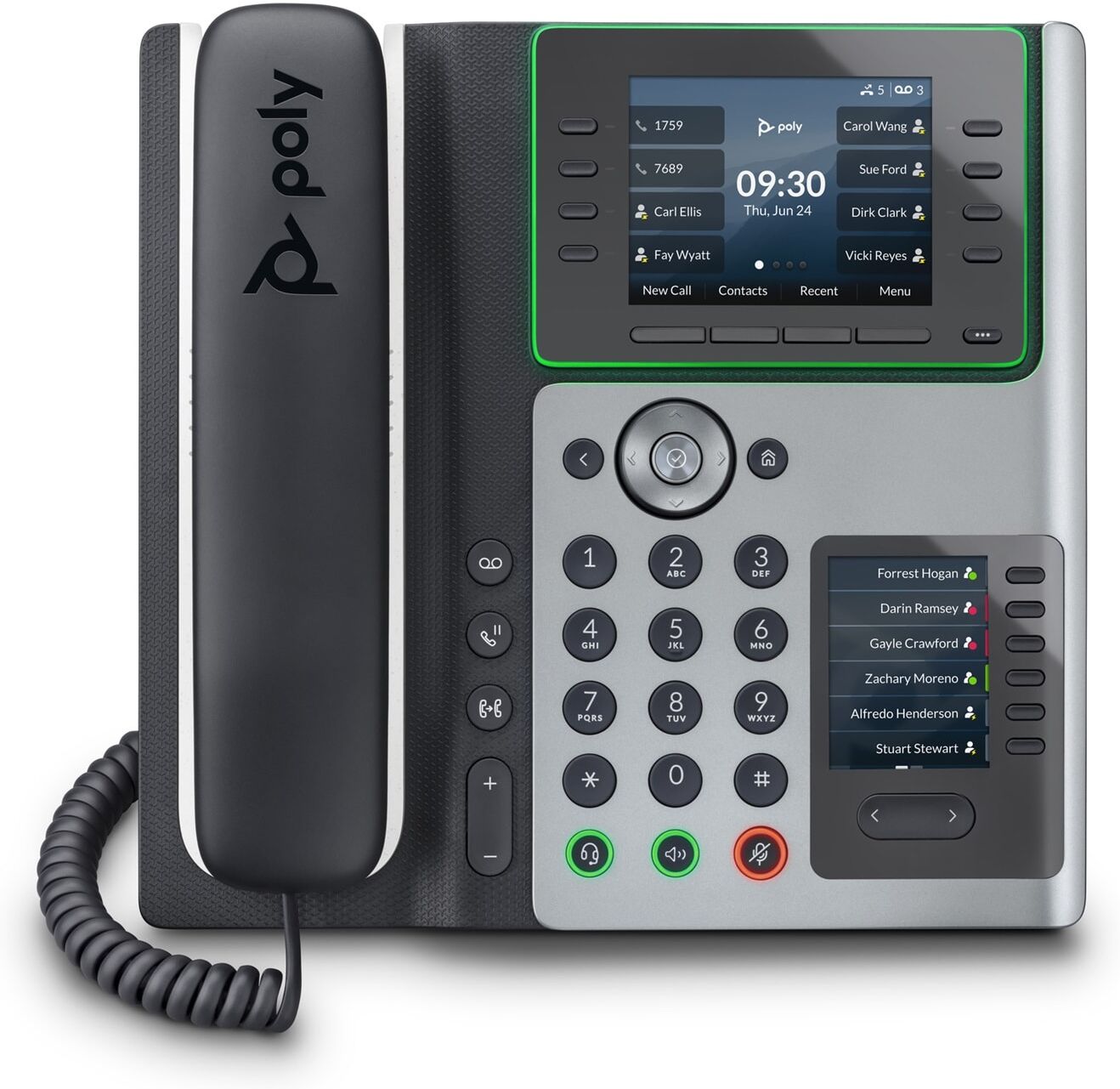 HP Poly Edge E450 IP Telefon und PoE-fähig