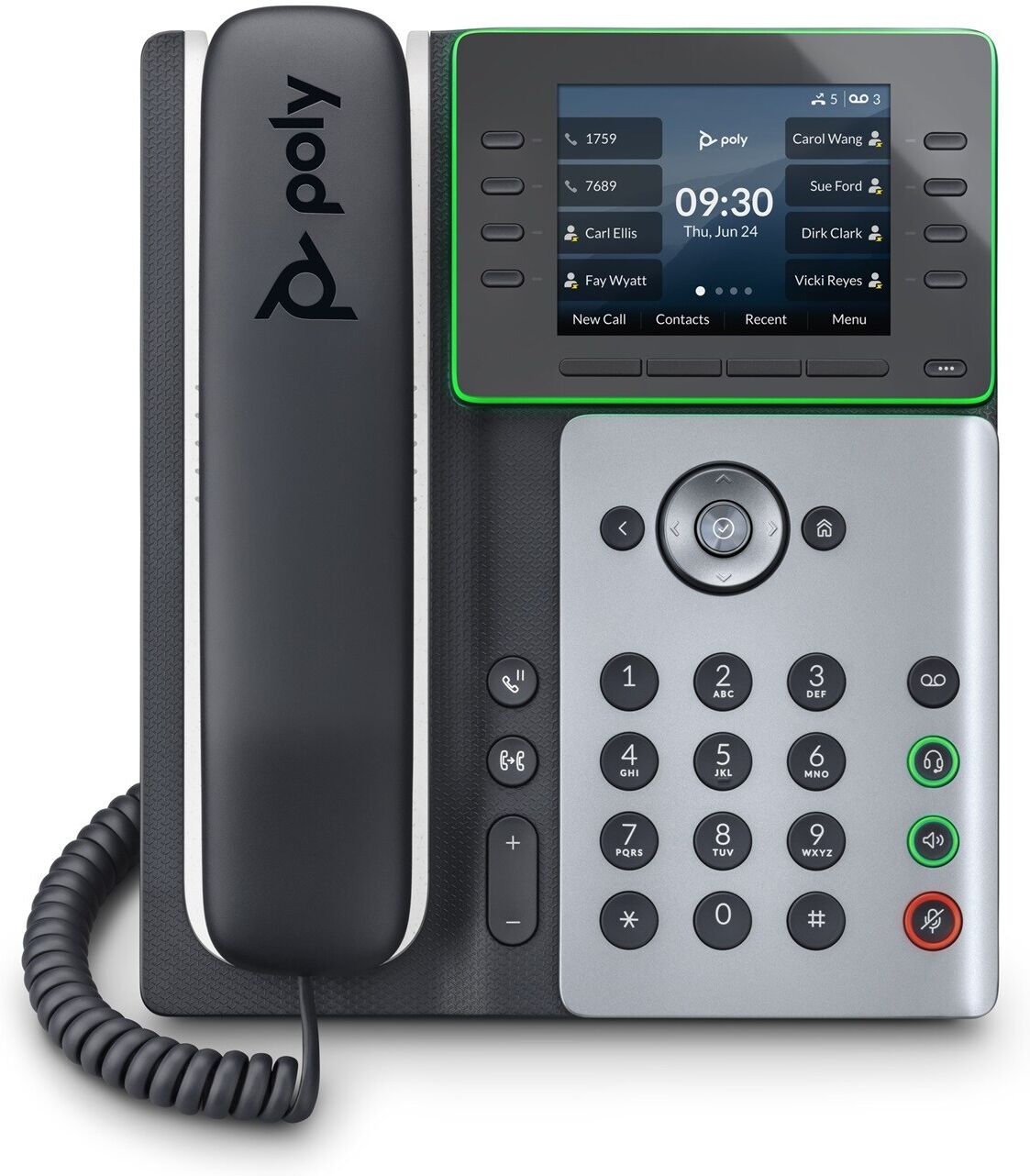 HP Poly Edge E350 IP Telefon und PoE-fähig