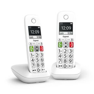 Siemens Trådløs telefon Gigaset E290 Hvid Sort