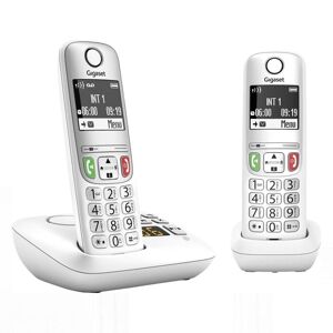 Siemens Gigaset A605A Duo Telefoner Hvid/Sølv
