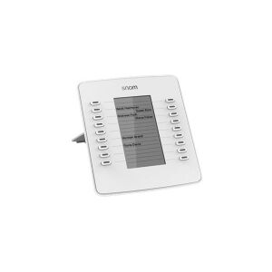 Snom technology snom D7 - Modul til forøgelse af taster for VoIP-telefon - hvid - for snom D715, D725, D745, D765