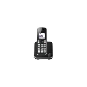 Panasonic KX-TGD310, DECT telefon, Telefonhøjttaler, 120 entries, Navn og vis-nummer, Sort, Hvid