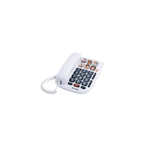 Alcatel-Lucent Alcatel TMAX 10, Analog telefon, Forbundet håndsæt, Højttalertelefon, Hvid