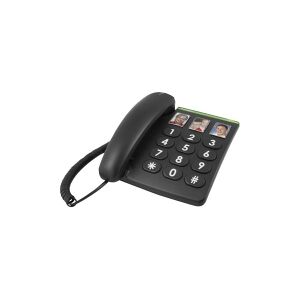 DORO PhoneEasy 331ph - Telefon med ledning - sort