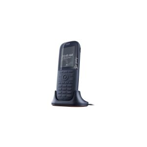 HP Poly Rove B2 Base Station and 30 Phone Handset Kit - Trådløs telefon med opkalds-ID/opkald venter - DECT - 3-vejs opkaldskapacitet - SIP, SIP v2, RTCP, RTP, SDP, SIP over TLS, SIP over TCP, SIP over UDP - sort