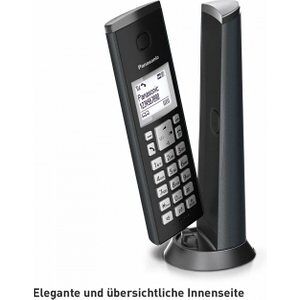 Panasonic Teléfono Fijo Inalámbrico KX-TGJ320GB Negro