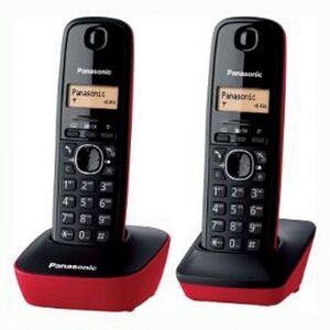 Teléfono inalámbrico Panasonic KX-TG1612 DUO Negro