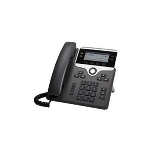 Cisco IP Phone 7841 - With Multiplatform Phone Firmware - téléphone VoIP - SIP - 4 lignes - Conformité TAA - Publicité