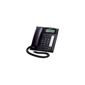 Panasonic KX-TS880EXB - Téléphone filaire avec ID d'appelant - noir - Publicité