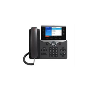 Cisco IP Phone 8851 - Téléphone VoIP - SIP, RTCP, RTP, SRTP, SDP - 5 lignes - Charbon - Publicité