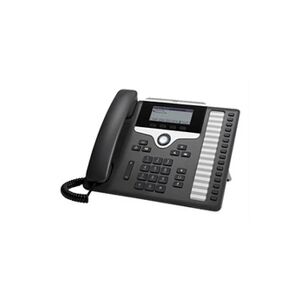 Cisco IP Phone 7861 - Téléphone VoIP - SIP, SRTP - 16 lignes - Charbon - remanufacturé - Publicité