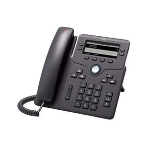 Cisco IP Phone 6851 - Téléphone VoIP - SIP, SRTP - 4 lignes - Charbon - Publicité