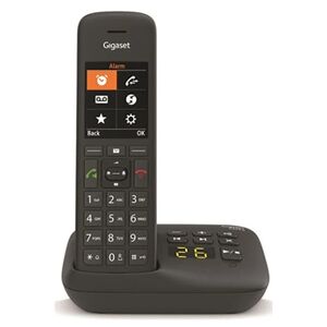 Gigaset C575A - Téléphone sans fil - système de répondeur avec ID d'appelant - ECO DECT\GAP - noir - Publicité